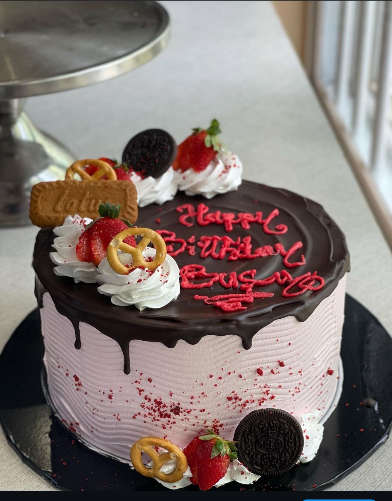  10 inches 1 Layer Whipped cream cake   _1