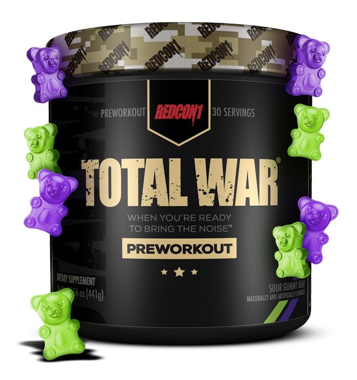 Total War sour gummy 30 servs Redcon1