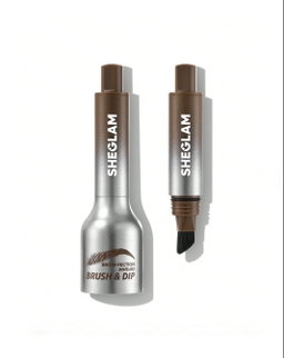 SHEGLAM Brow-Fection Angled Brush & Dip - Taupe