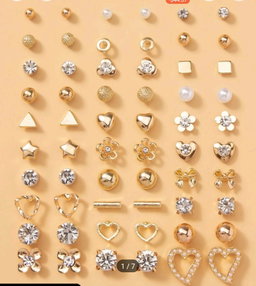 Ladies earrings 30 pairs 