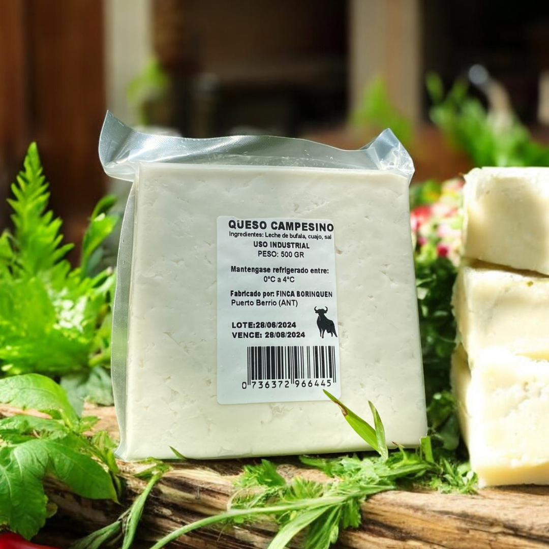 Queso Campesino 100 % de Búfala x 500 gr
