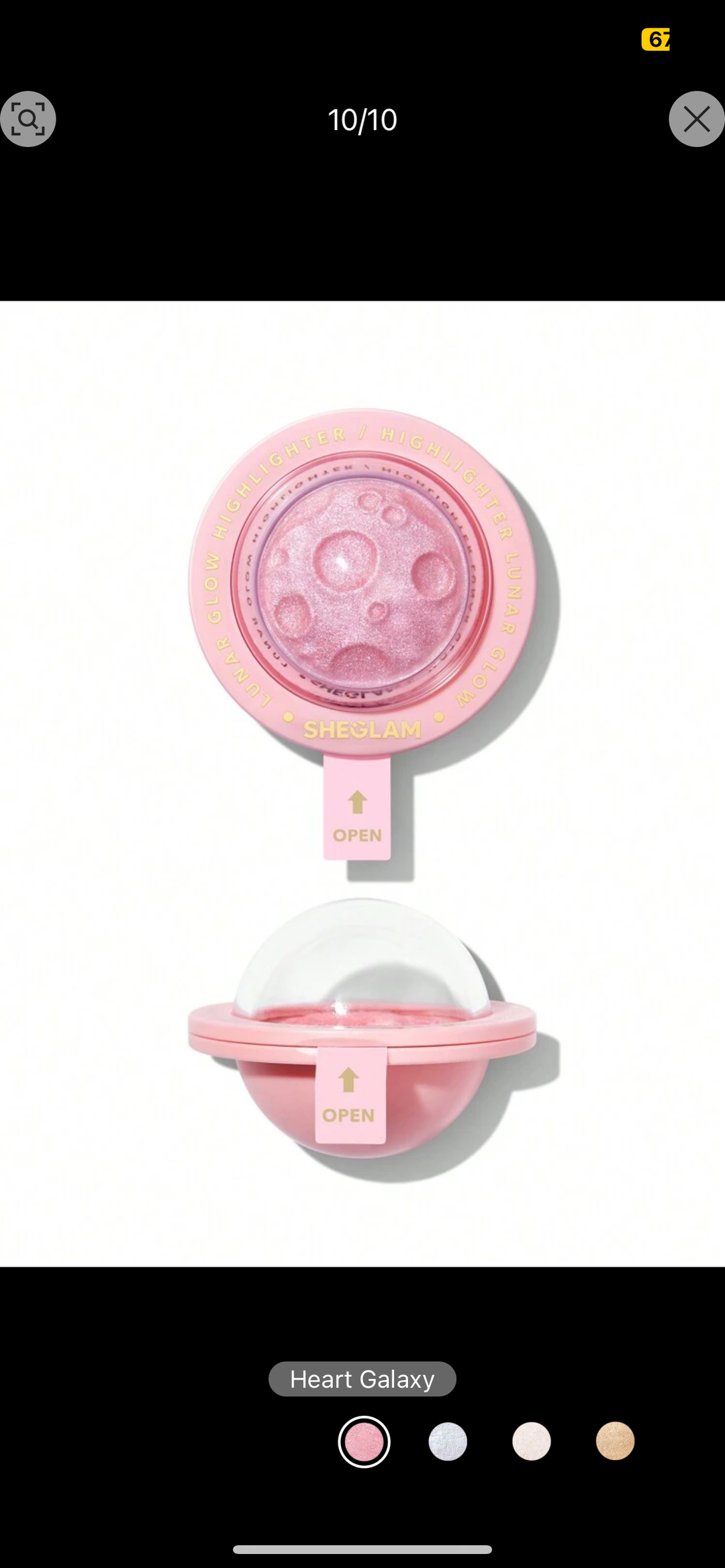 SHEGLAM Lunar Glow Highlighter - Heart Galaxy