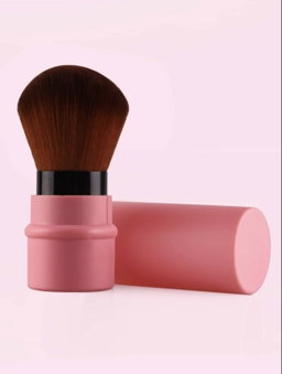 Retractable makeup brush
