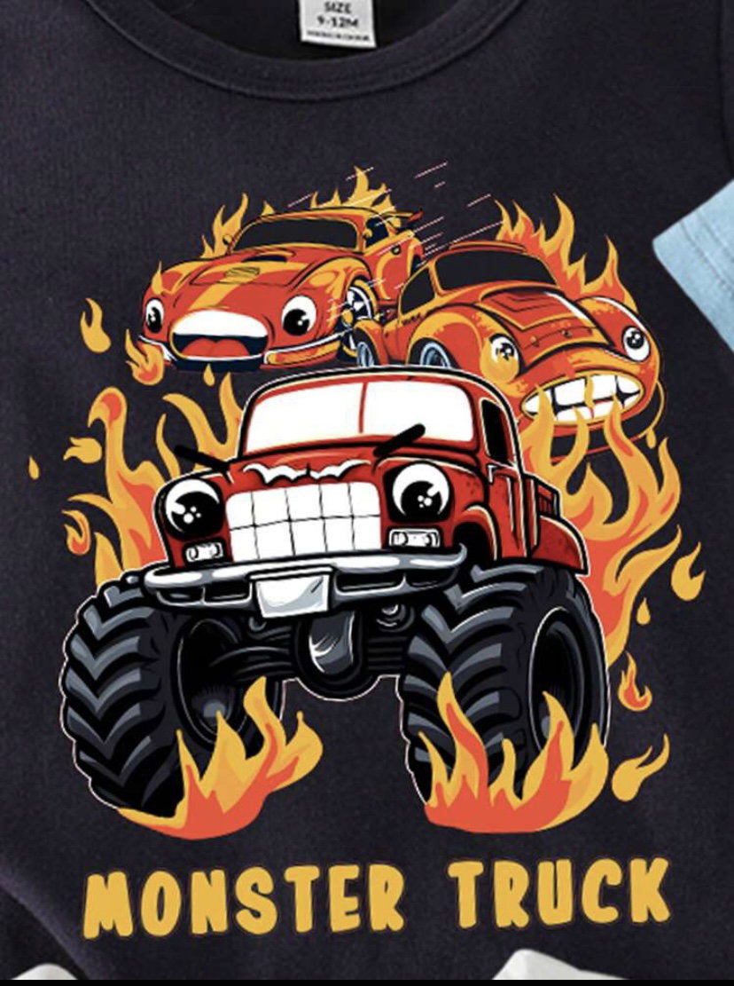 Monster trucks jersey _4
