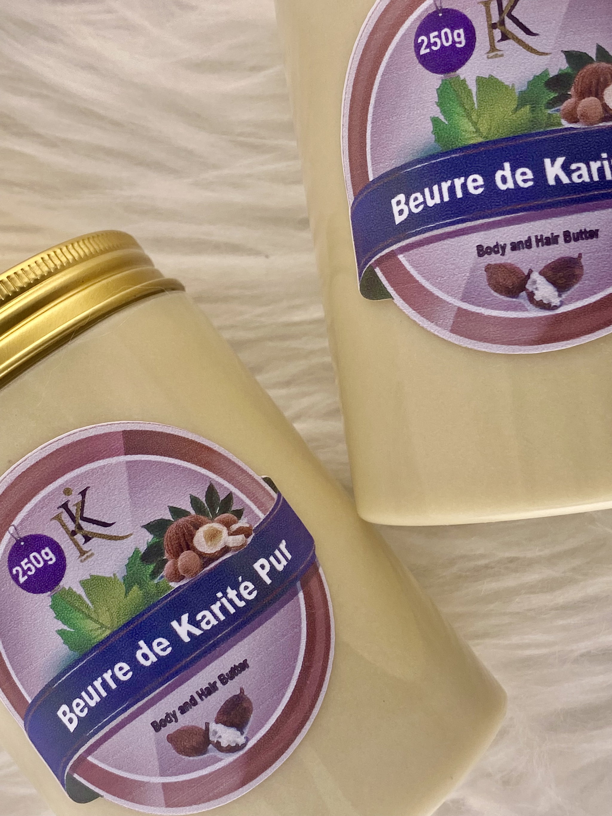 Crème de karité brut 300ml_1