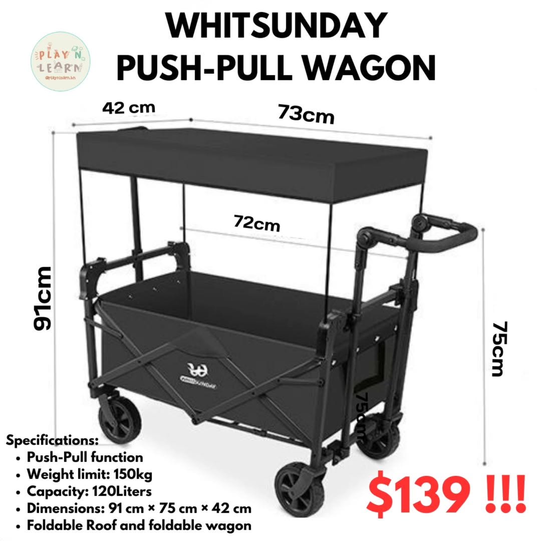 WHITSUNDAY PULL AND PUSH WAGON  _0