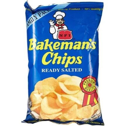 NFI BAKEMAN`S CHIPS READY SALTED 100GM
