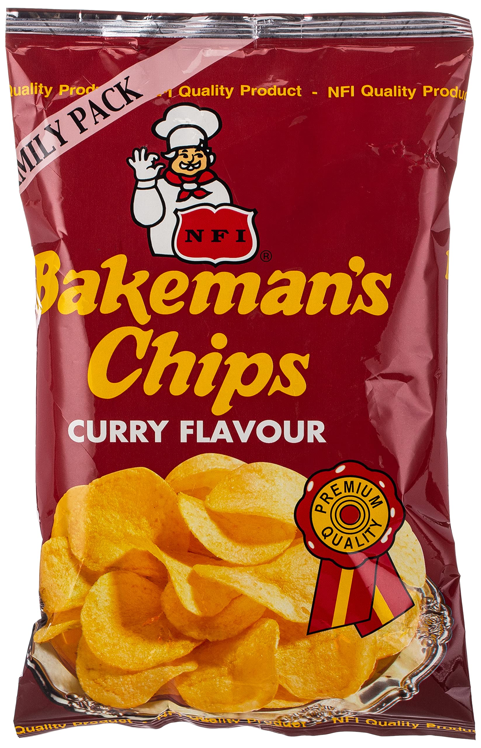 NFI BAKEMAN`S CHIPS CURRY FLAVOUR 100GM_0