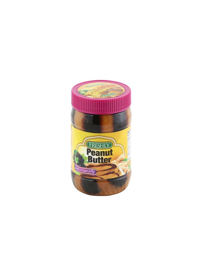 FRESHLY PEANUT BUTTER WITH GRAPE JELLY 510GM