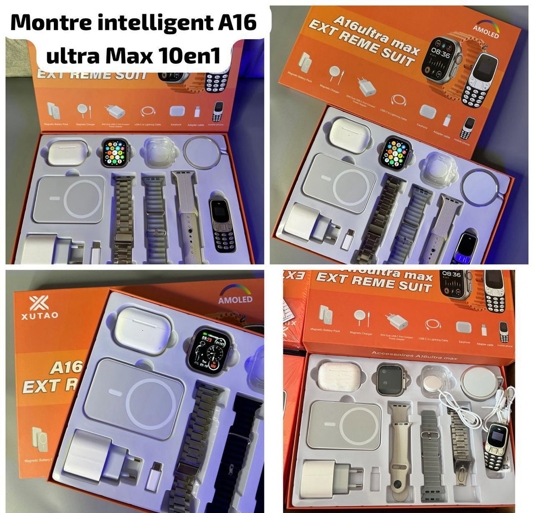 Montre intelligente A16ultra Max10en1