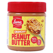 LUNA CRUNCHY PEANUT BUTTER 340GM