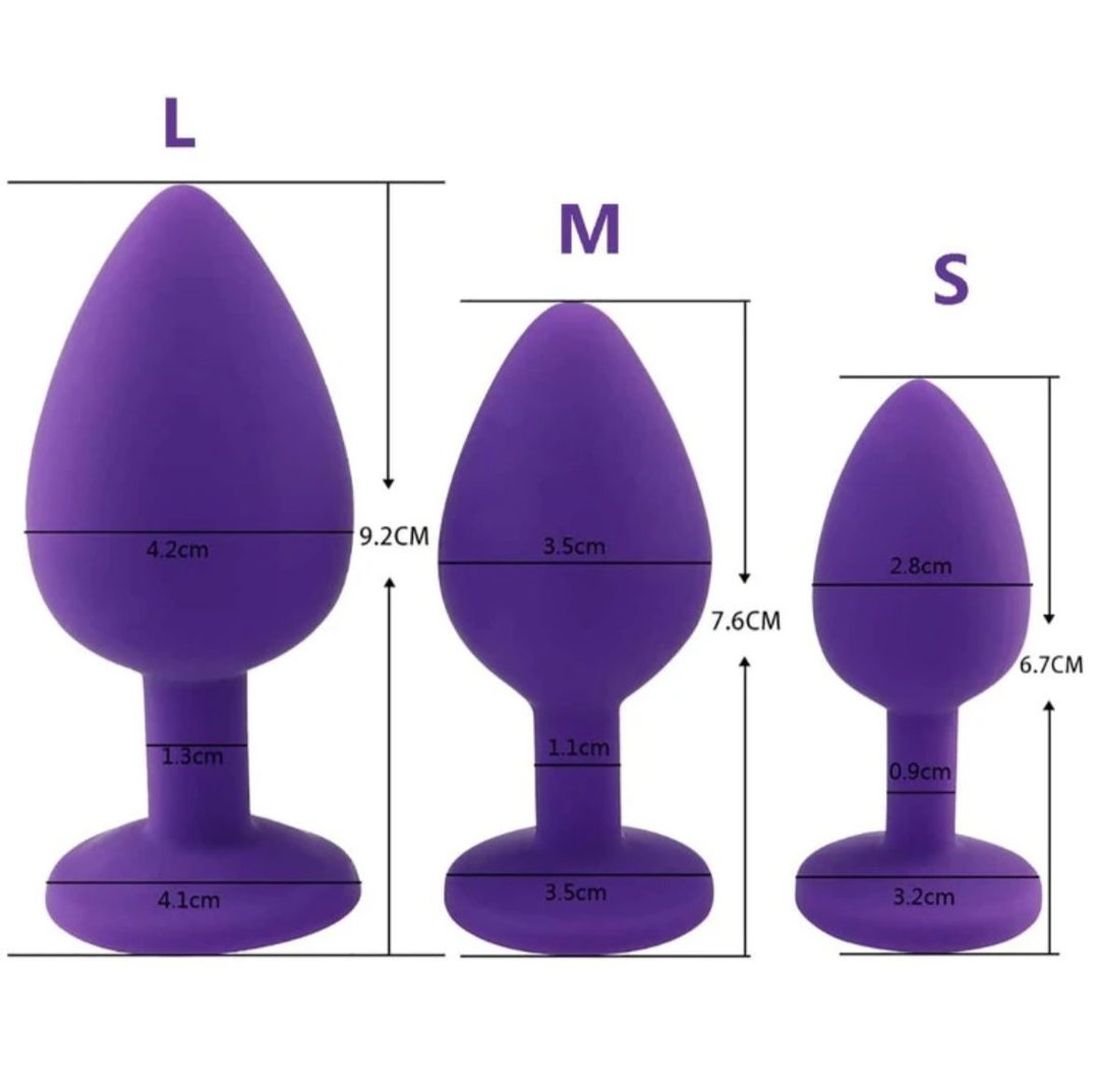 Jouets sexuels de flirt anal en silicone