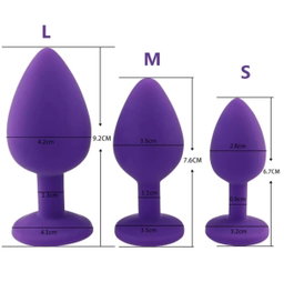 Jouets sexuels de flirt anal en silicone