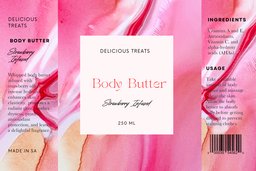 Strawberry Infused Body Butter 250 ml 