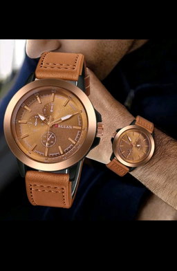 Men Fashionable three Eye quartz watch 