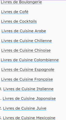 5 Livres De Cuisine Et Boissons