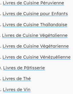 5 Livres De Cuisine Et Boissons