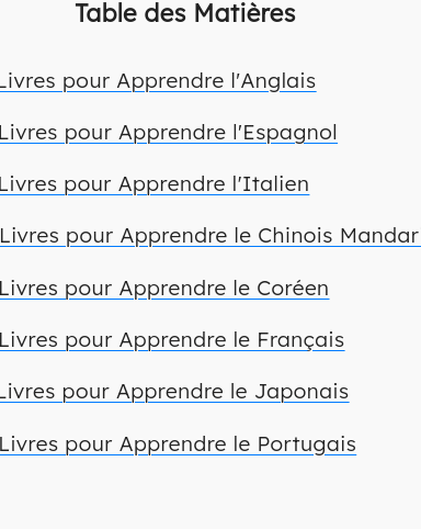 8 Livres De Langue 