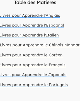8 Livres De Langue 