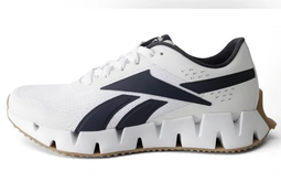 Reebok Men's Zig Dynamica 2.0 CL Lace Up Running Shoes white/vector blue/pure grey 12â€