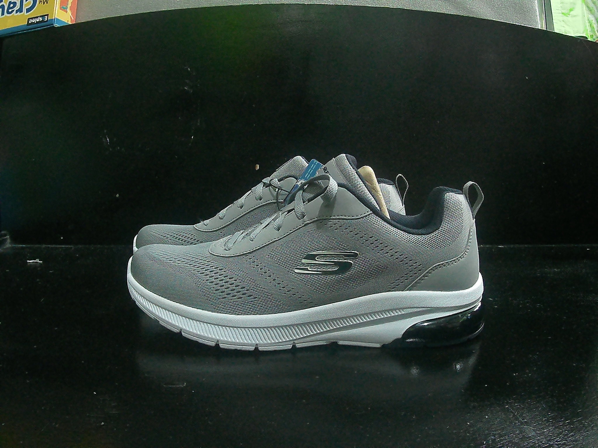 Skechers Wave-Flex Air Washable Men's Sneakers, Grey/Navy_0
