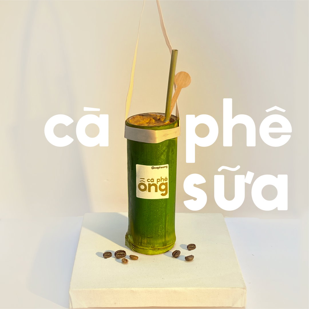 cà phê sữa ống