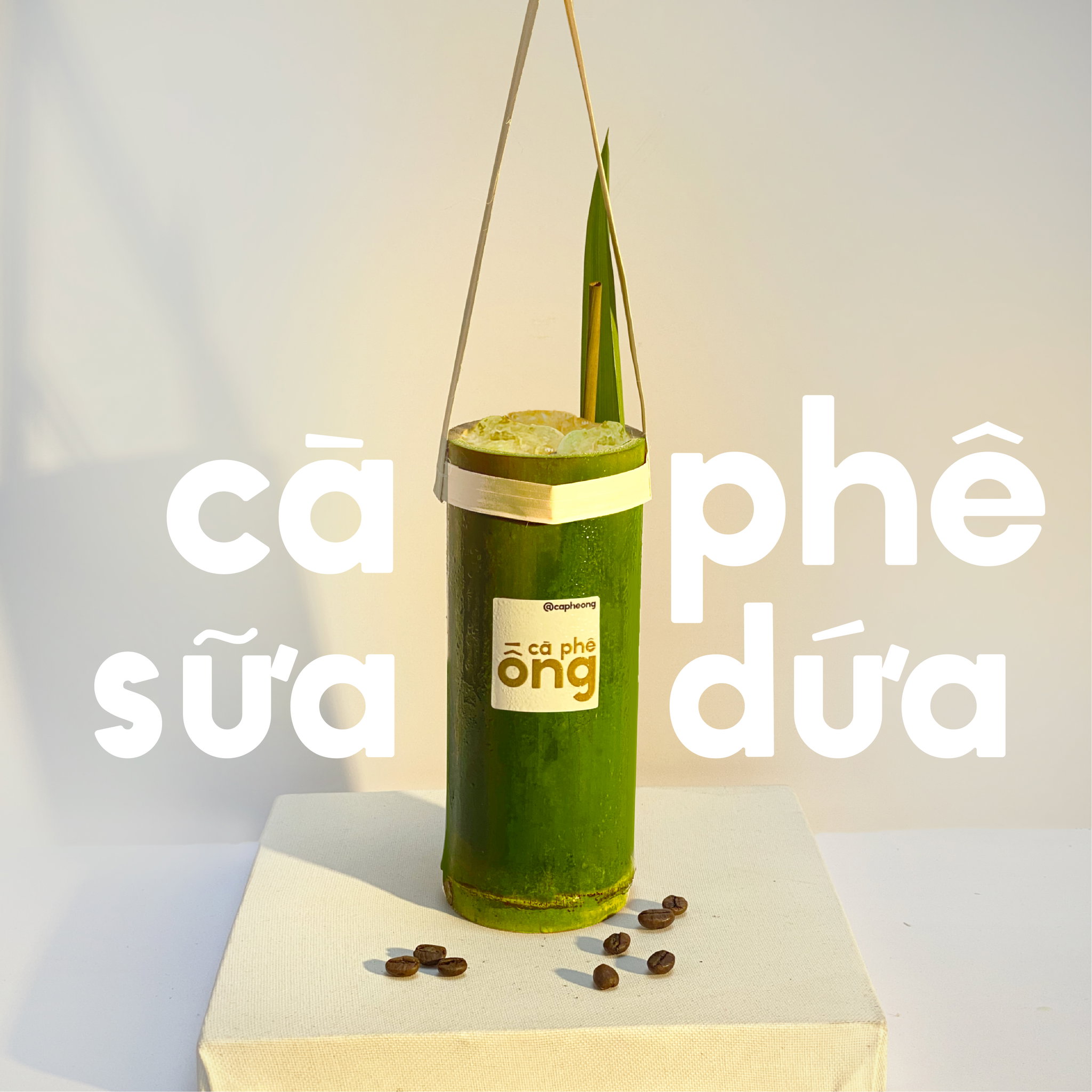 cà phê sữa lá dứa ống_0