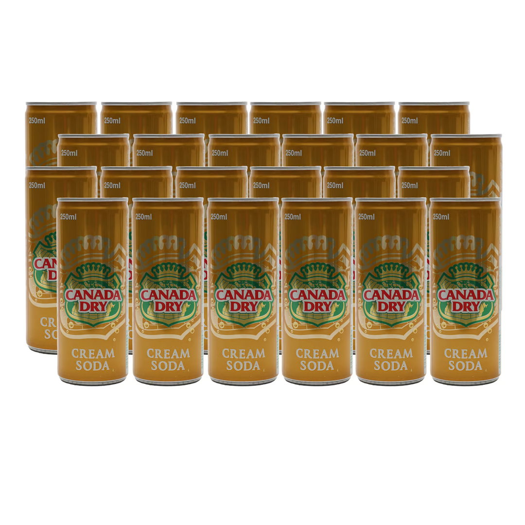 CANADA DRY CREAM SODA 24*250ML