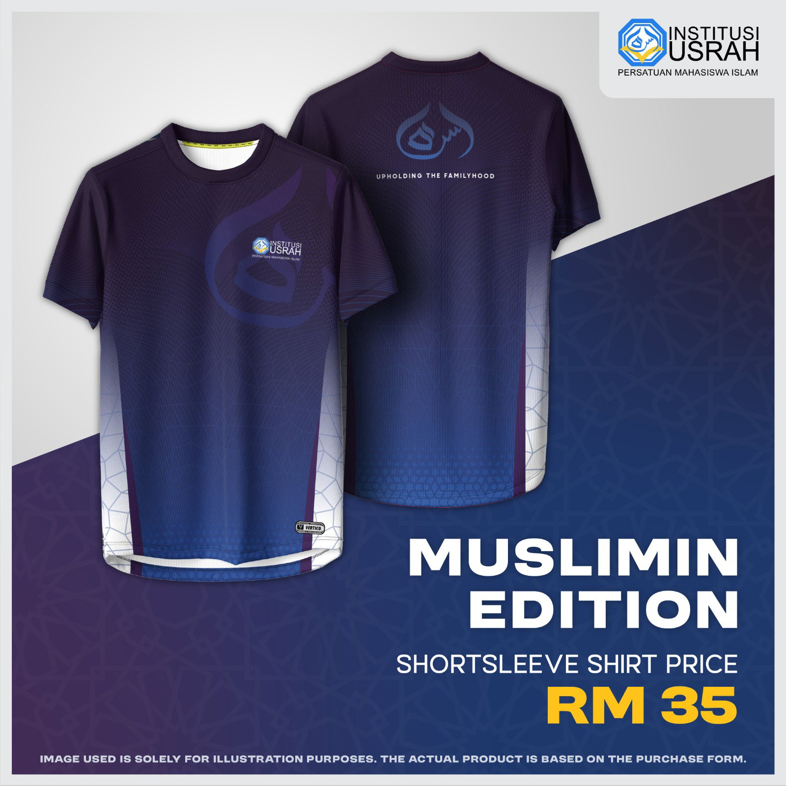 Join the Institusi Usrah Family – Uphold the Familyhood in Style with Our Muslimin & Muslimah Edition Shirts!_0