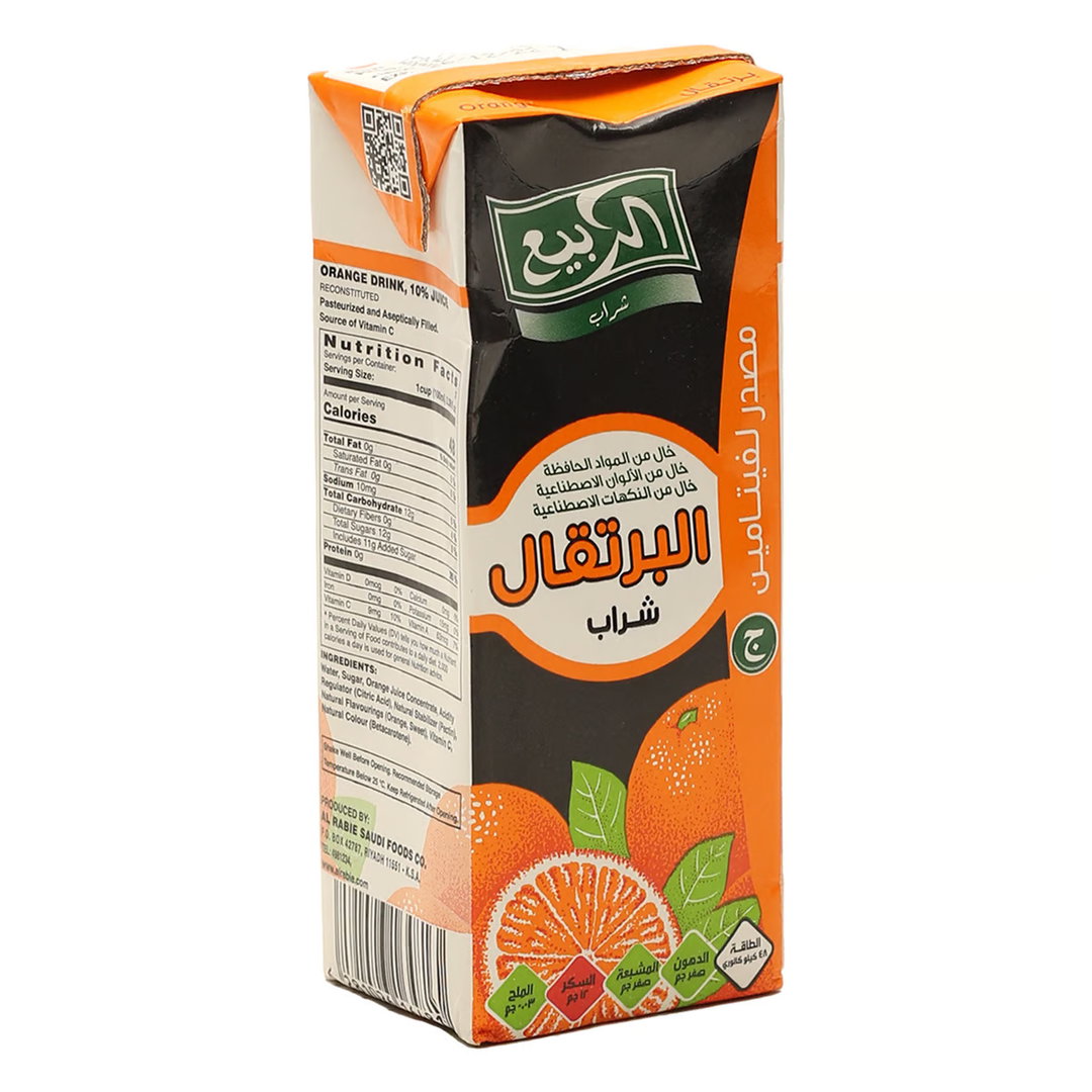 AL RABIE THE ORIGINAL ORANGE DRINK 250ML