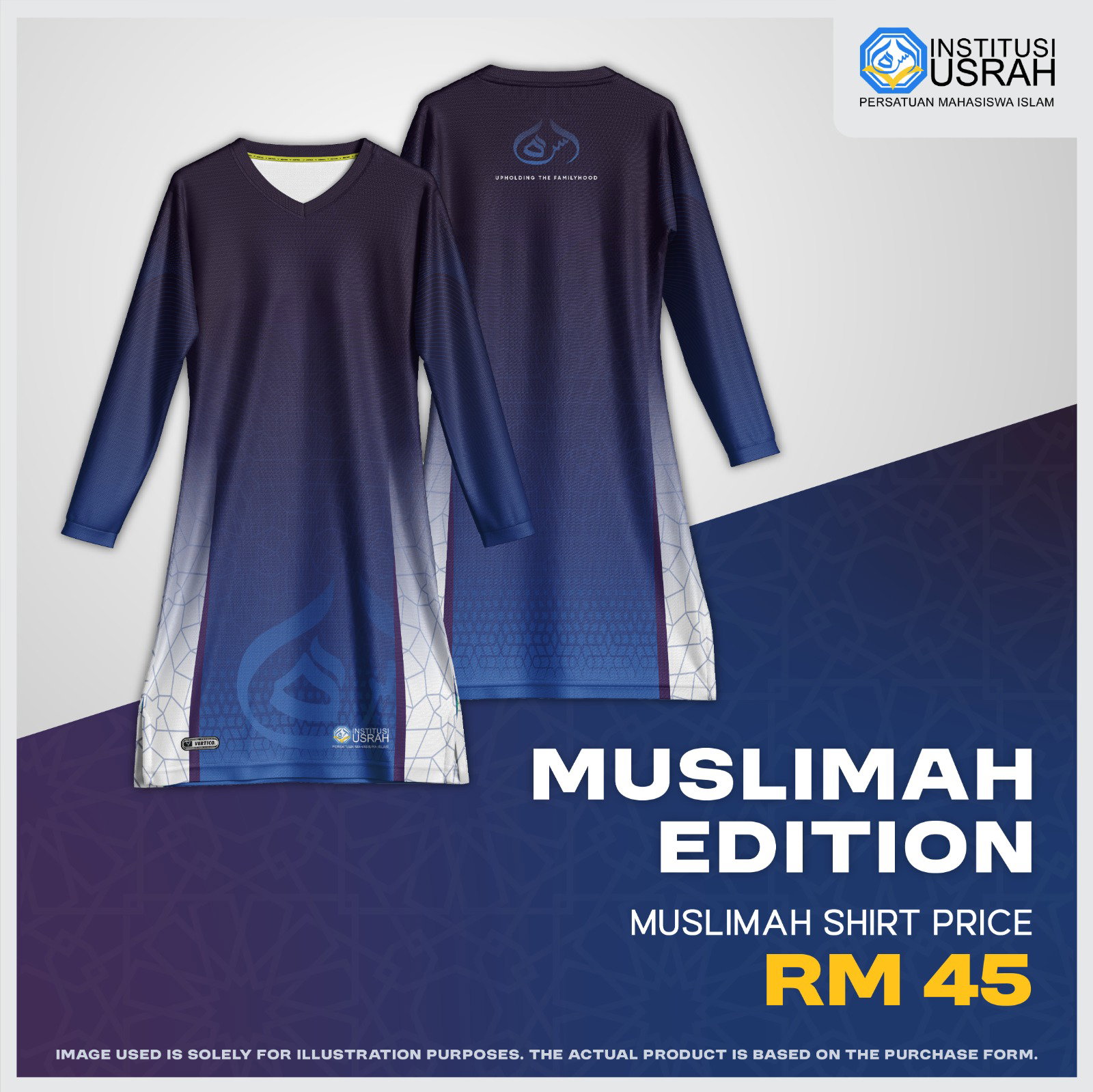 Join the Institusi Usrah Family – Uphold the Familyhood in Style with Our Muslimin & Muslimah Edition Shirts!_1