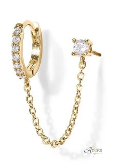 Tassle Drop Zircon Earring