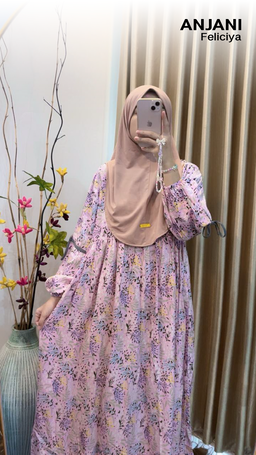 Warna Warni Brand Dress Anjani Pita Rayon Diamond