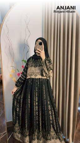 Warna Warni Brand Dress Anjani Pita Rayon Diamond