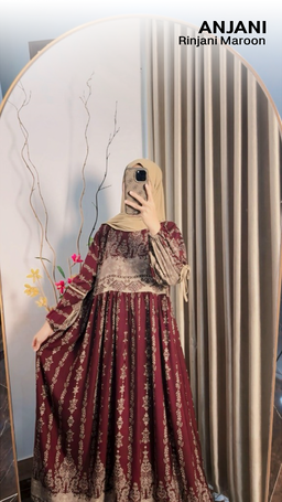 Warna Warni Brand Dress Anjani Pita Rayon Diamond