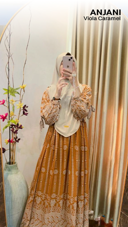Warna Warni Brand Dress Anjani Pita Rayon Diamond