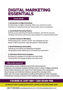 Short Courses Offered