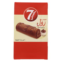 7 DAYS SWISS ROLL COCOA FILLING 12*20GM
