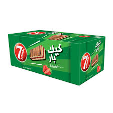 7 DAYS CAKE BAR STRAWBERRY FILLING 12*25GM