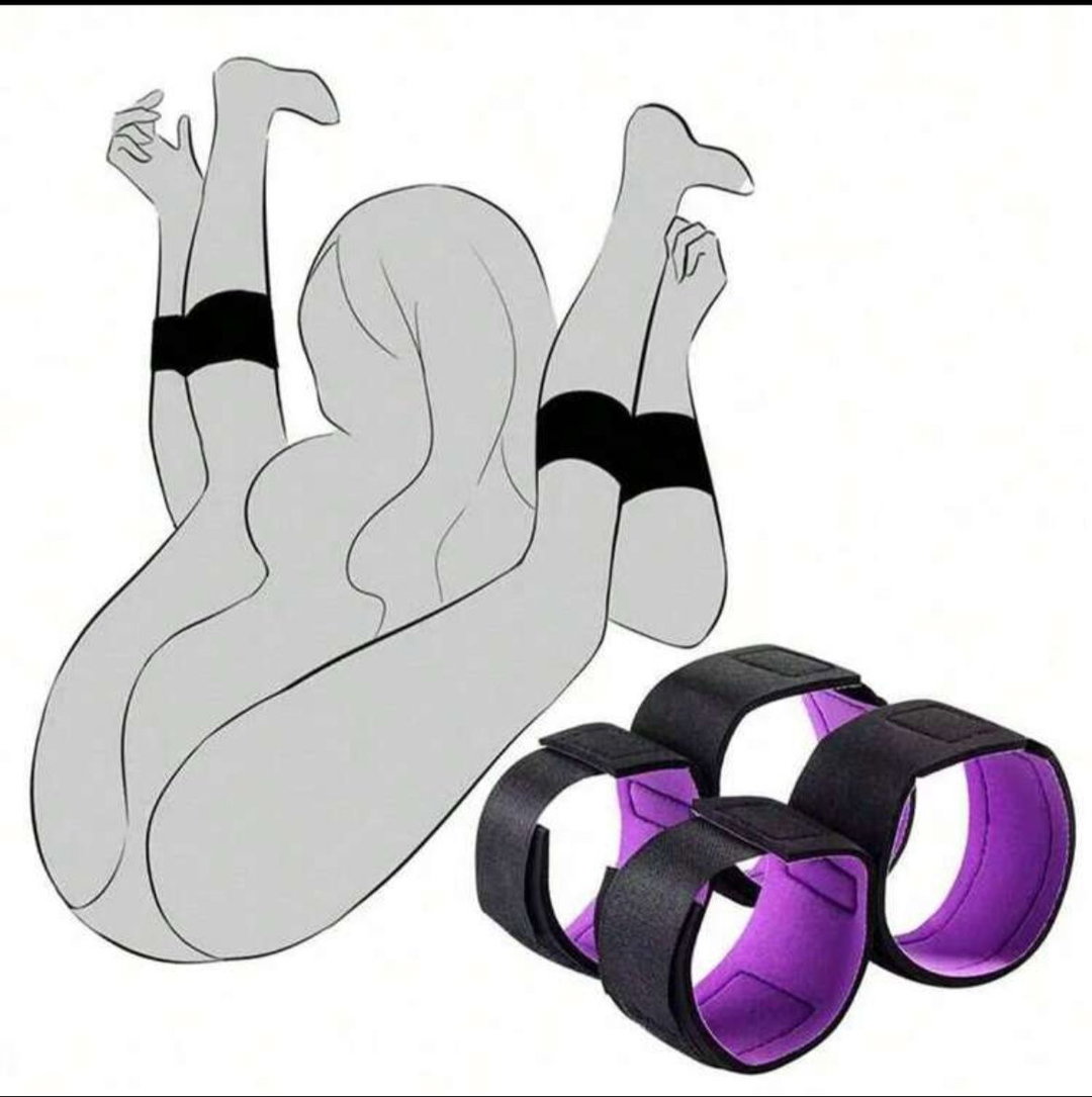 Menottes de poignet et de cuisse de bondage sexuel