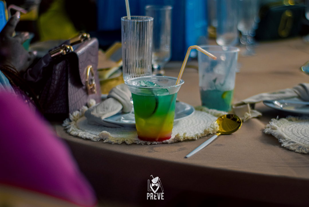 Rainbow cocktail 