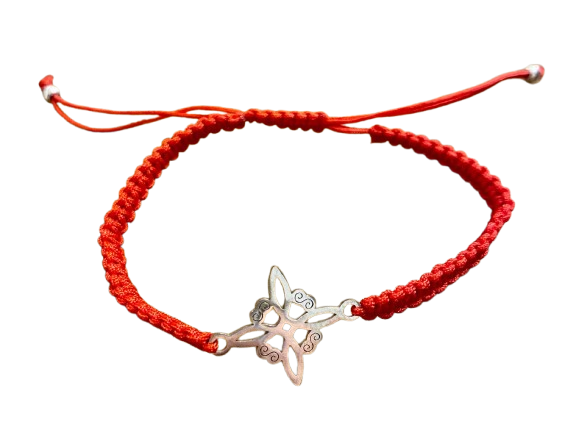 Pulsera roja con nudo de Bruja_0