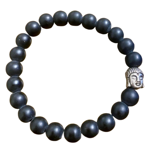 Pulsera Turmalina dije cabeza de Buda