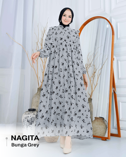 Dress Nagita Rayon Diamond - XL (LD 110cm)