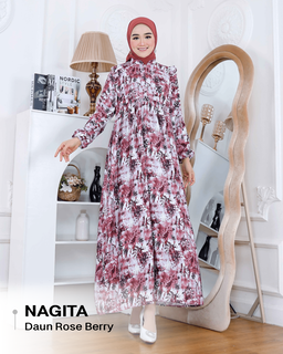 Dress Nagita Rayon Diamond - XL (LD 110cm)