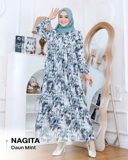 Dress Nagita Rayon Diamond - XL (LD 110cm)