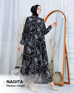 Dress Nagita Rayon Diamond - XL (LD 110cm)