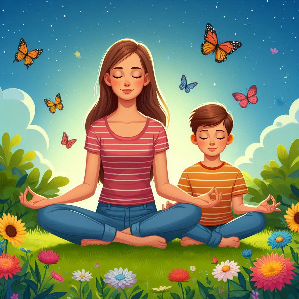 Meditaciones Madres e hijas y/o hijos. Padres e hijas y/o hijos. ¡Descubre la magia de meditar con tus hijos! Fortalece vínculos, reduce el estrés y mejora la concentración juntos. 🌟🧘‍♀️🧘‍♂️_1