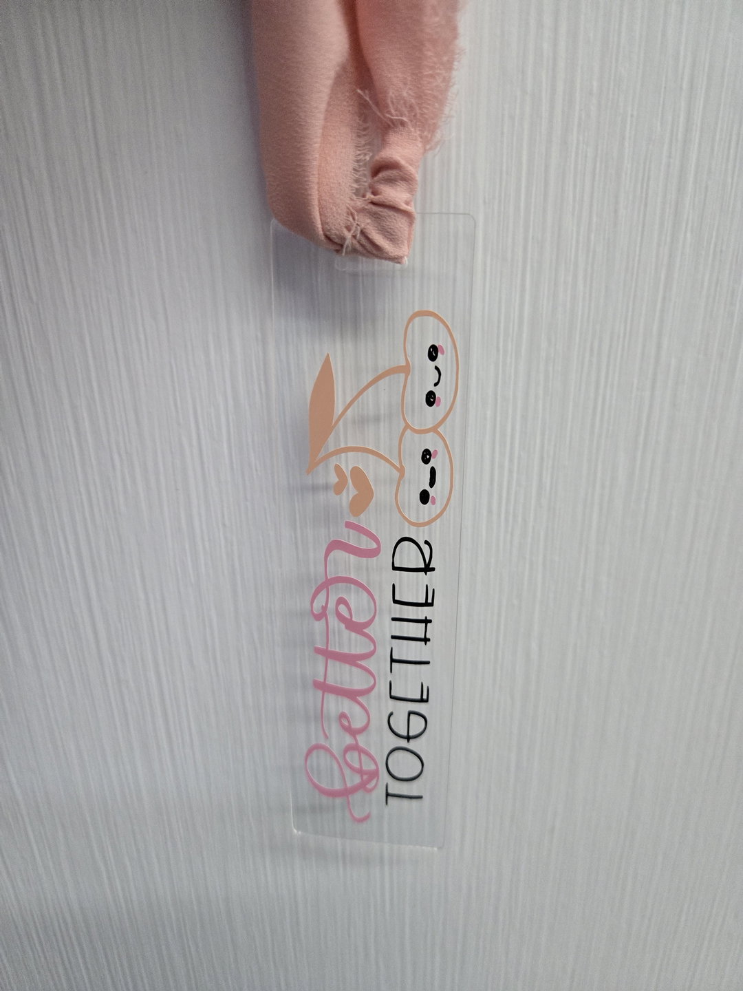 Permanent Vinyl Acrylic Bookmarks (Square top)