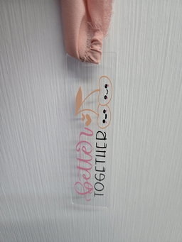 Permanent Vinyl Acrylic Bookmarks (Square top)